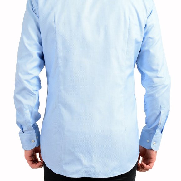 Hugo Boss Men's "Jesse" Slim Fit Geometric Print Long Sleeve Dress Shirt - Picture 3 of 9